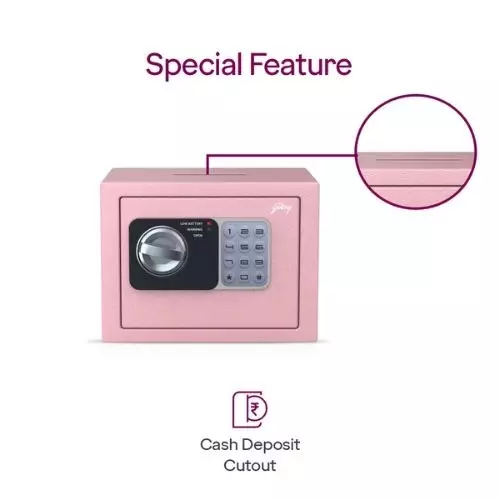 Godrej Dream Box Digi Locker 4.5 L Pink Digital Lock, DREAMBOX (Digi)