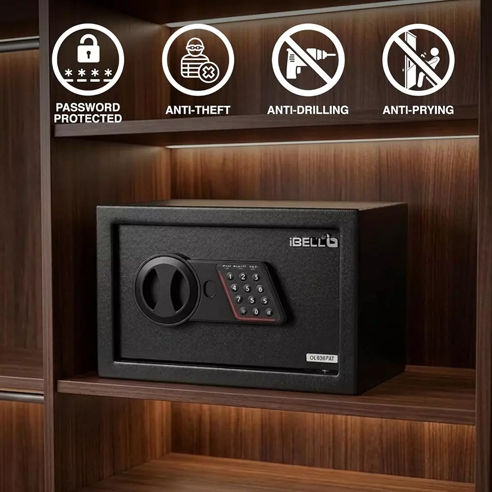 ibell-electronic-safe-locker-20-l-capacity-password-and-emergency-key-access-black-ibl-sl-25s