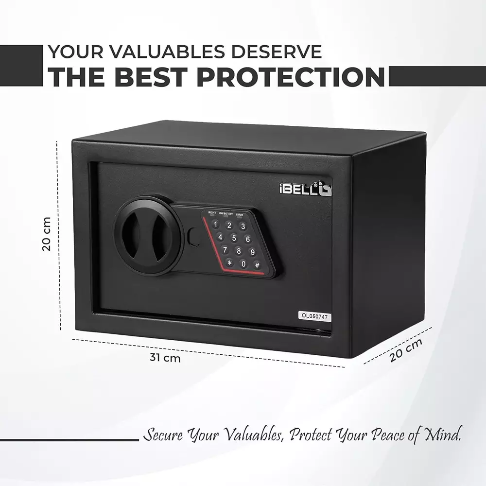 ibell-electronic-safe-locker-20-l-capacity-password-and-emergency-key-access-black-ibl-sl-25s