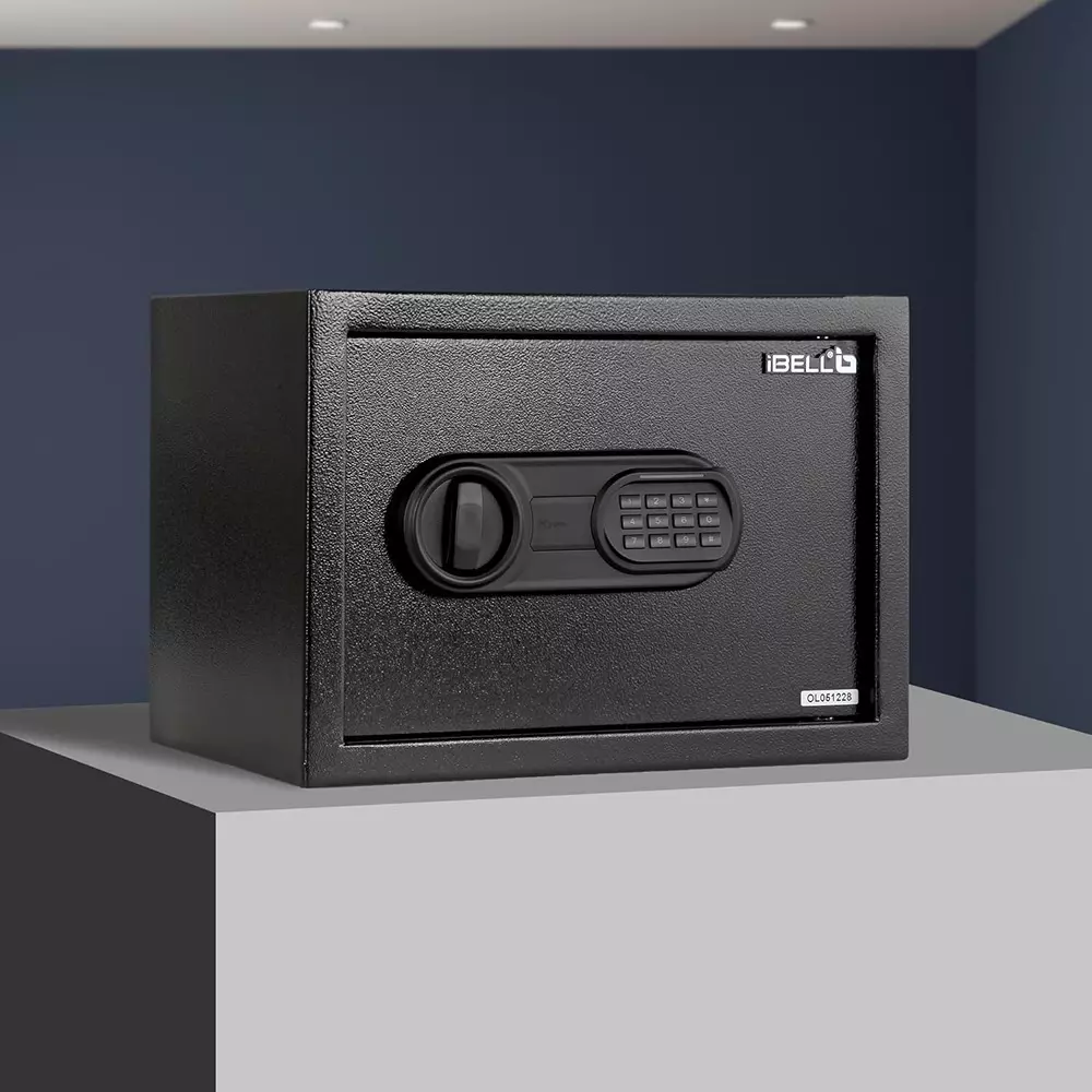 ibell-electronic-safe-locker-25-l-capacity-password-and-emergency-key-access-black-ibl-sl-23s