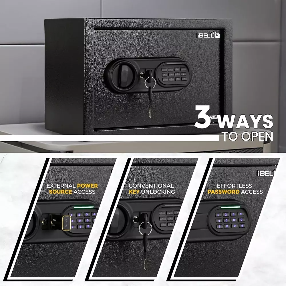 ibell-electronic-safe-locker-25-l-capacity-password-and-emergency-key-access-black-ibl-sl-23s