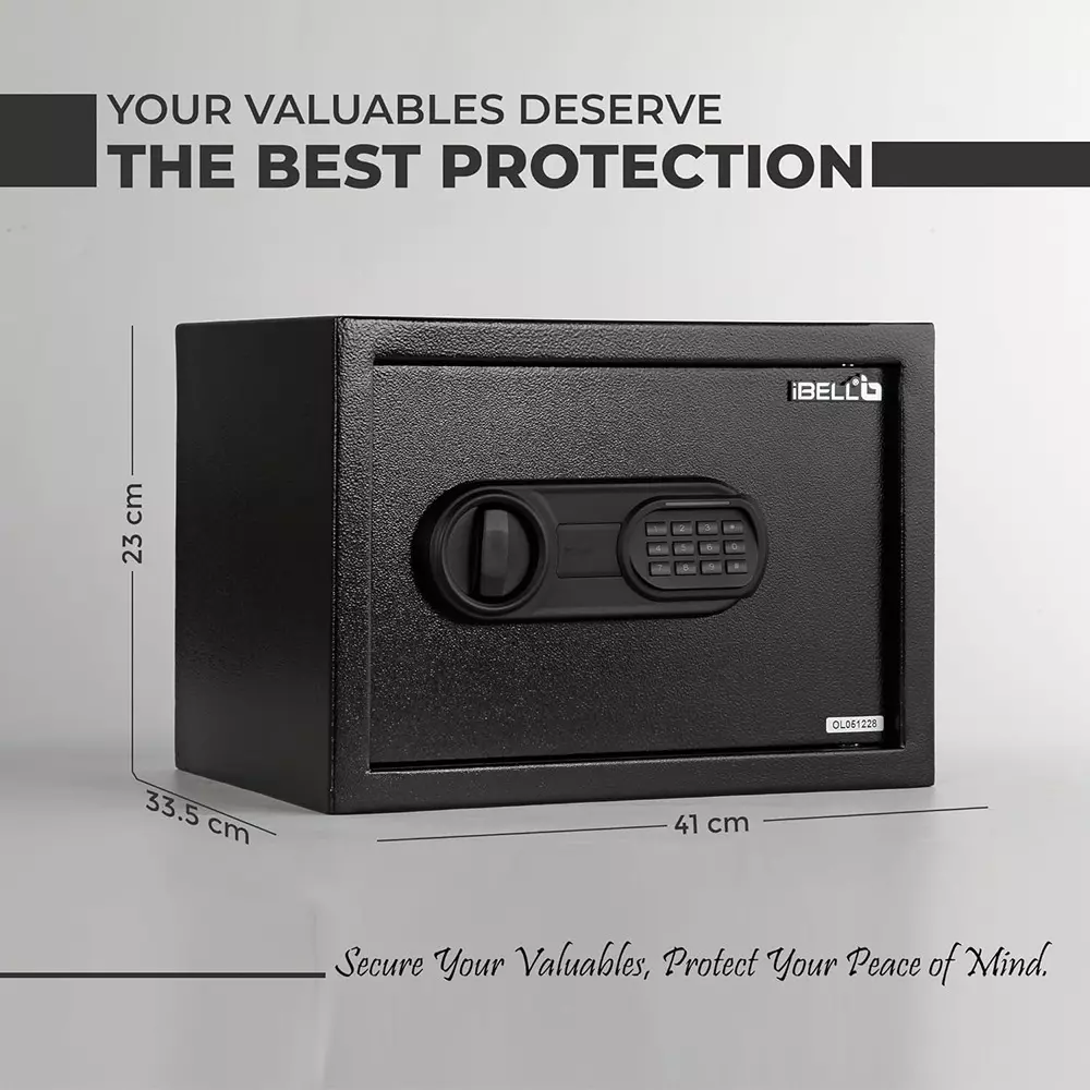 ibell-electronic-safe-locker-25-l-capacity-password-and-emergency-key-access-black-ibl-sl-23s
