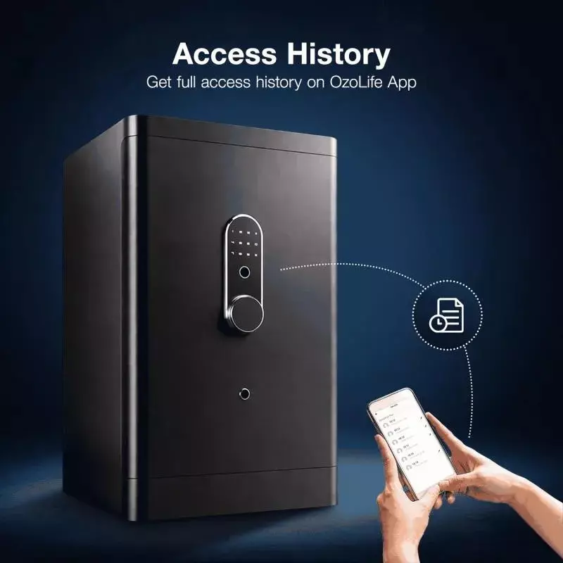 ozone-luxury-wi-fi-safe-locker-grey-fingerprint-print-145-l-capacity-os-lux-life-145-grey