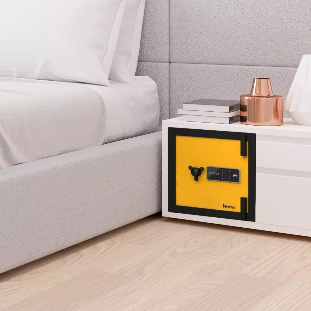 Godrej Home Locker NX Advanced 55 L Yellow Digital