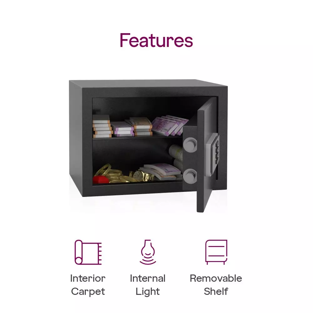 Godrej Home Locker NX PRO 15 L Digital Ebony