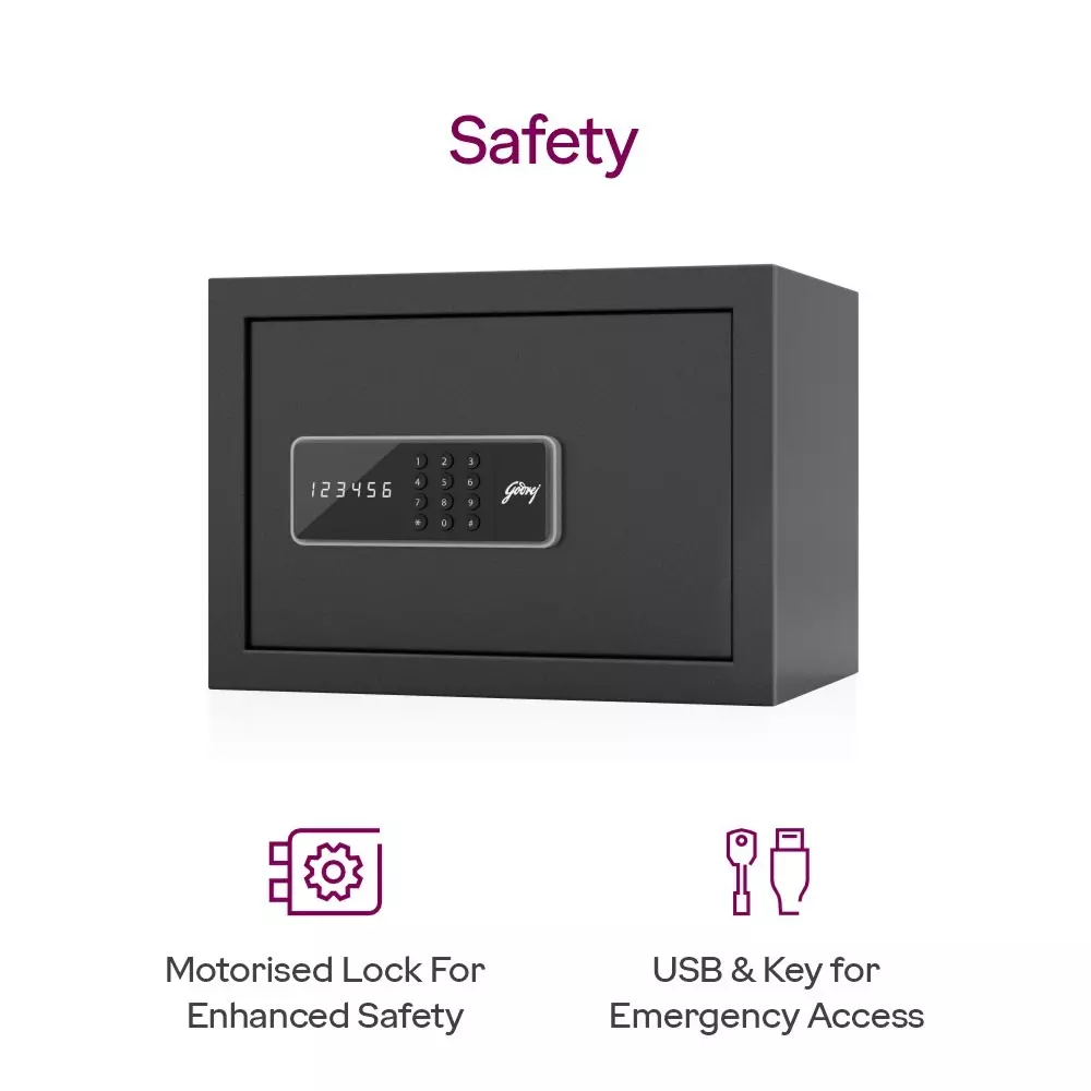 Godrej Home Locker NX PRO 15 L Digital Ebony