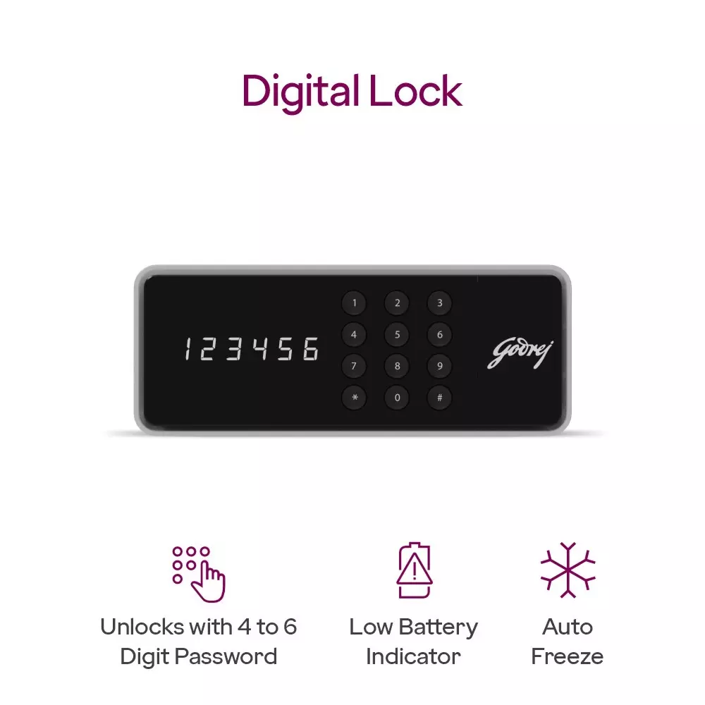 Godrej Home Locker NX PRO 15 L Digital Ebony