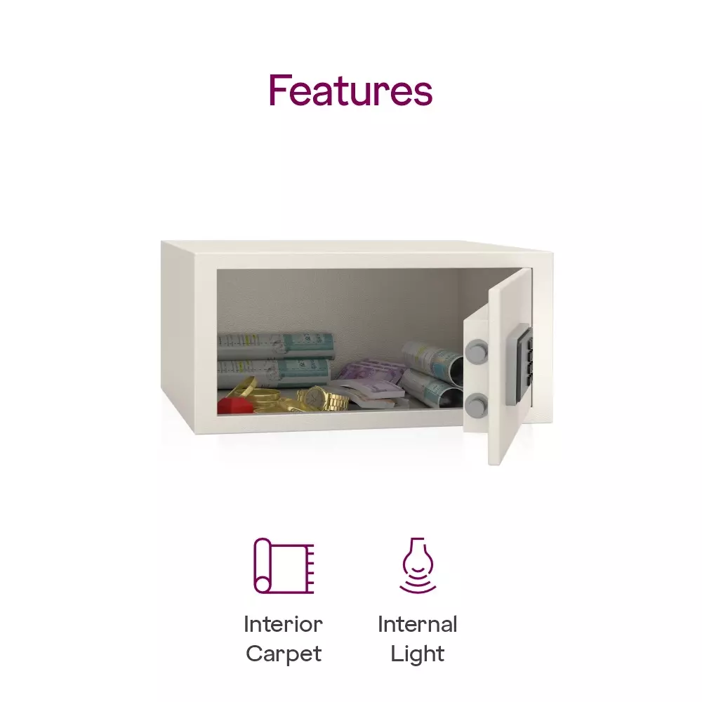Godrej NX Pro Digital Ivory Home Locker, 25 L