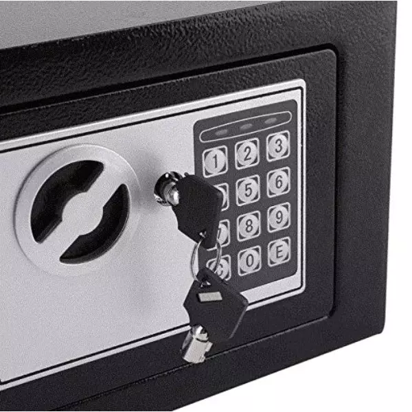 Gobbler GS170D Dark Grey Digital Electronic Safe Locker Box for Home and Office