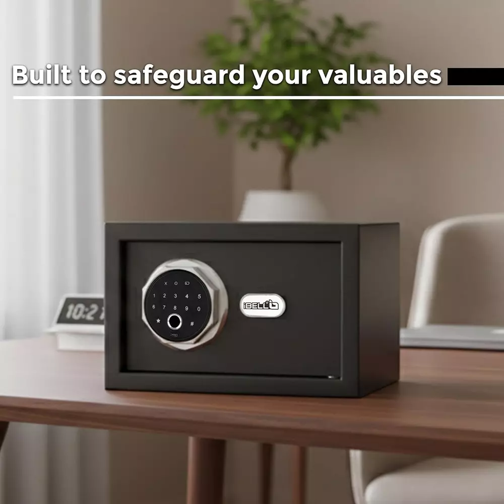 ibell-electronic-safe-locker-stainless-steel-20-l-capacity-black-with-interior-light-ibl-sl-20f
