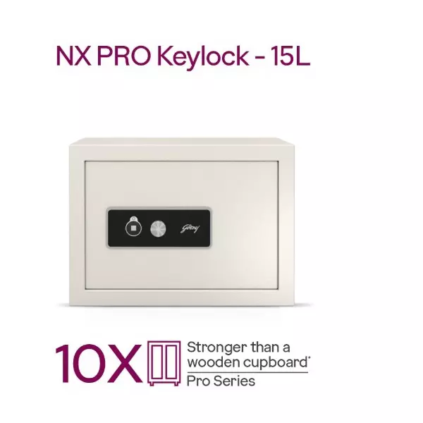 Godrej Home Locker NX PRO 15 L Mechanical Single Control Ebony