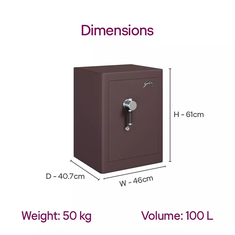 Godrej Home Locker NX Advanced 100 L Brown