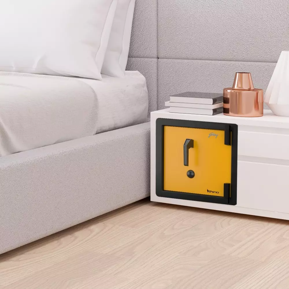 Godrej Home Locker NX Advanced 55 L Yellow Mechanical Single Control