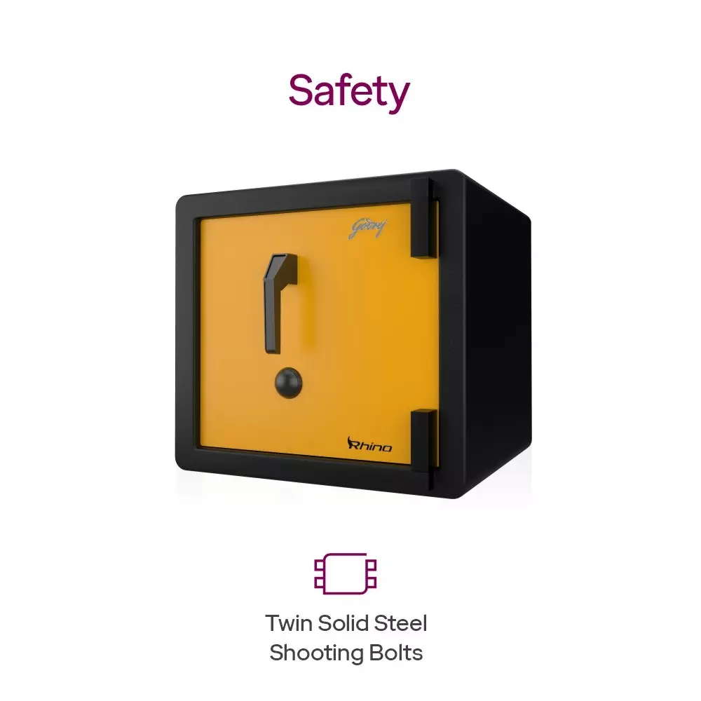 Godrej Home Locker NX Advanced 55 L Yellow Mechanical Single Control