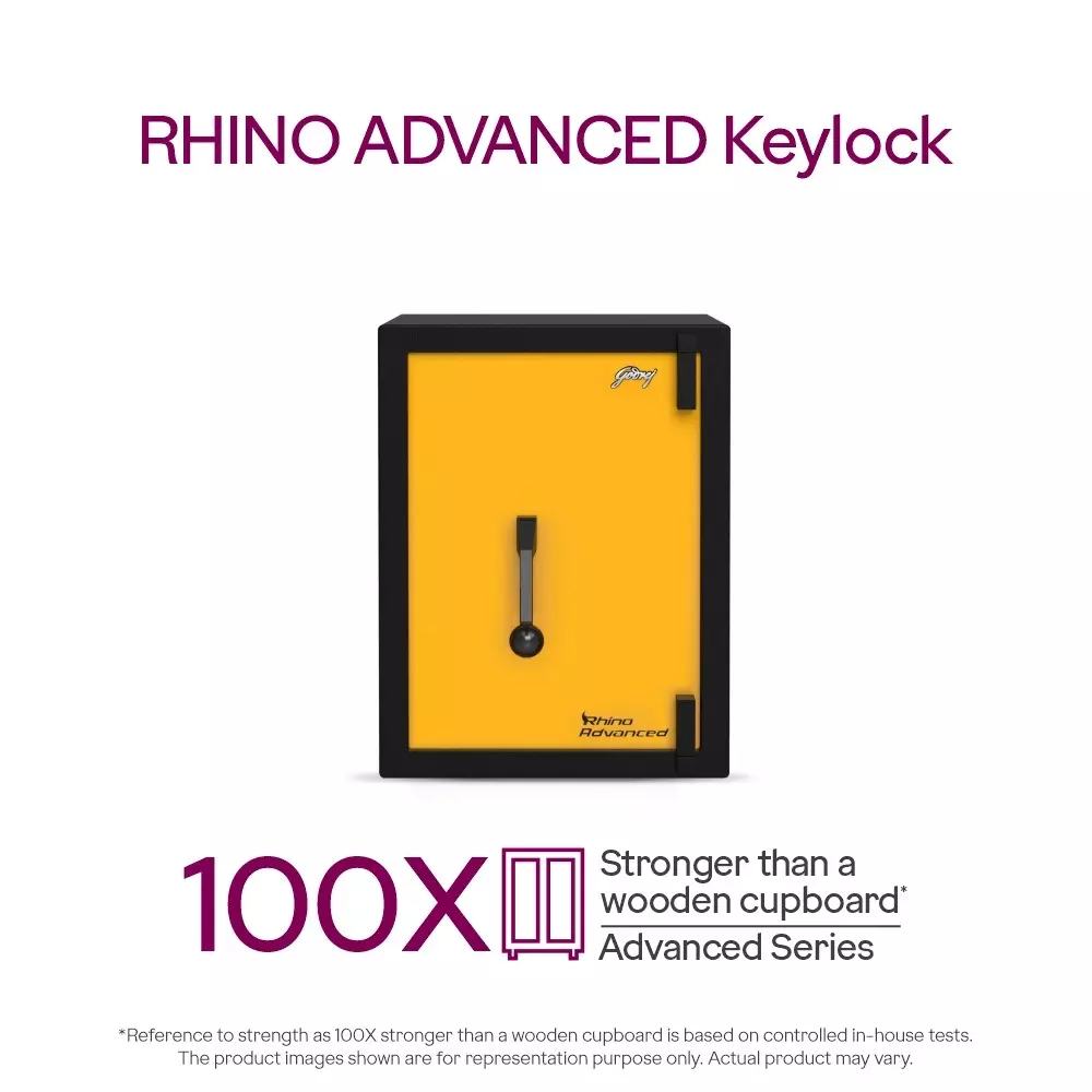 Godrej Home Locker NX Advanced 79 L Yellow Mechanical Single Control