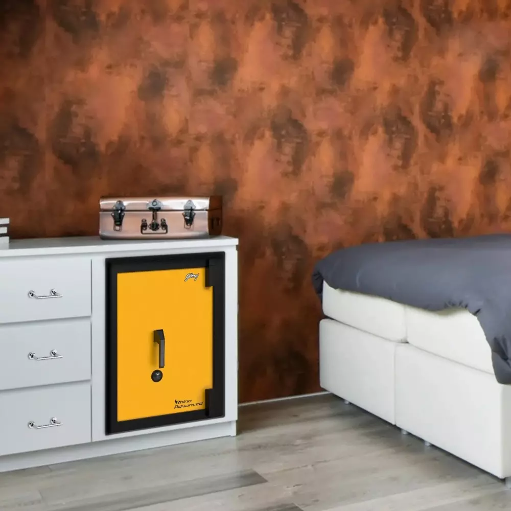 Godrej Home Locker NX Advanced 79 L Yellow Mechanical Single Control