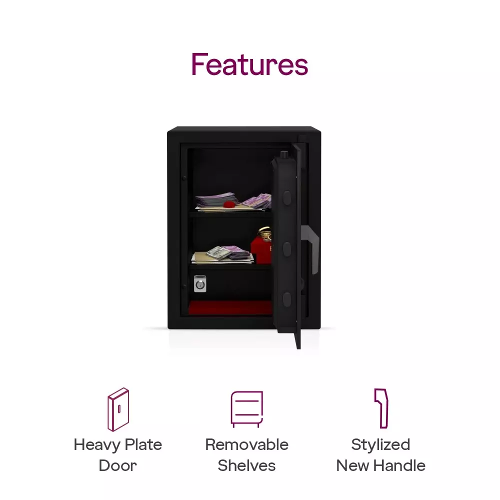 Godrej Home Locker NX Advanced 79 L Yellow Mechanical Single Control