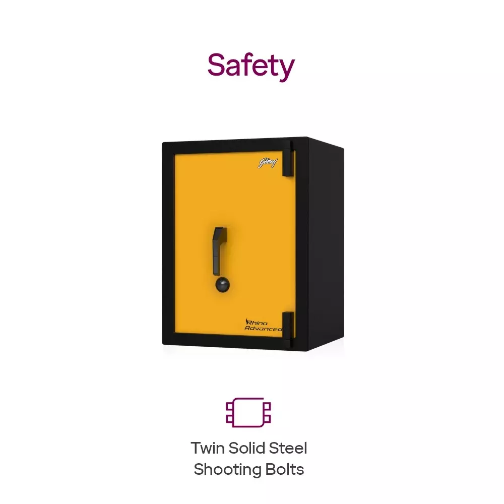 Godrej Home Locker NX Advanced 79 L Yellow Mechanical Single Control