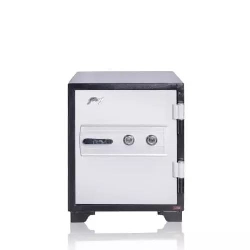 Godrej Fire Resistant Home Locker 49 L Ivory Dual Key Lock, CENTIGUARD 445 (KL)