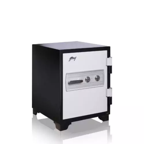Godrej Fire Resistant Home Locker 49 L Ivory Dual Key Lock, CENTIGUARD 445 (KL)