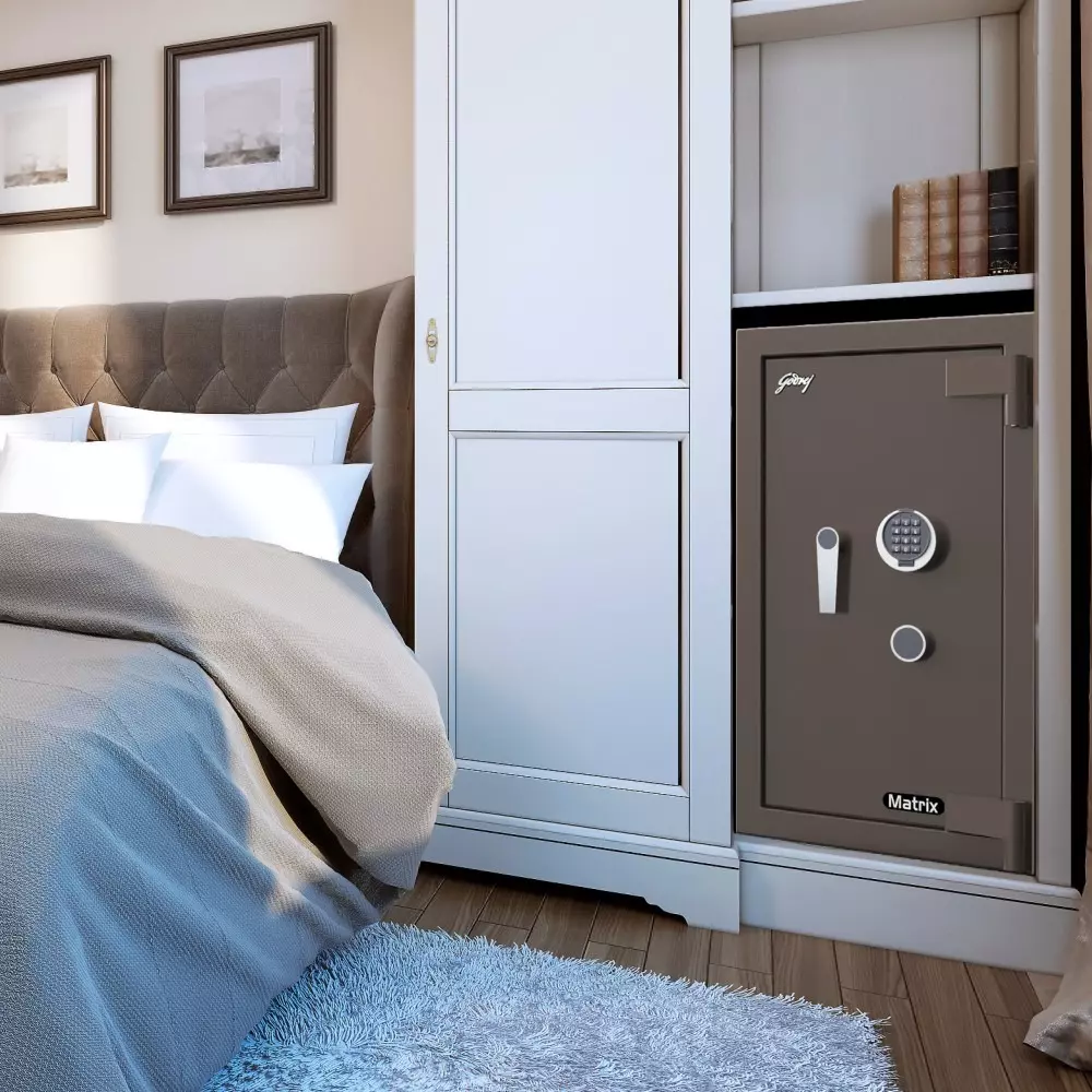 Godrej Home Locker Extreme 112 L Coffee Brown Key, MATRIX 3016 (KL)
