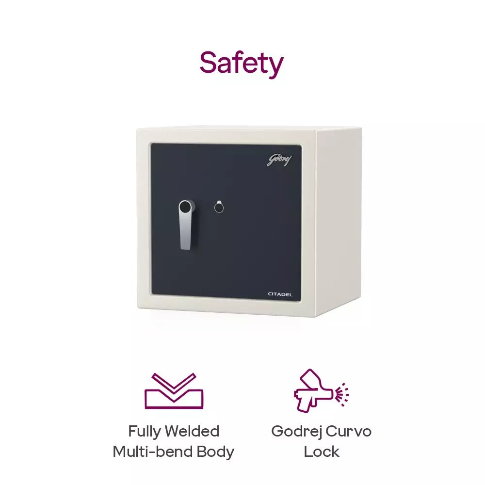 Godrej Home Locker NX Advanced 42 L Black Mechanical Single Control