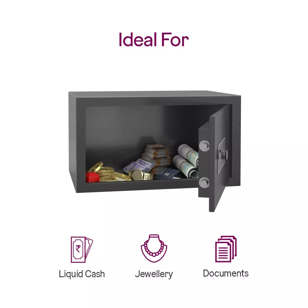 Godrej Home Locker NX PRO 33 L Mechanical Dual Control Ebony