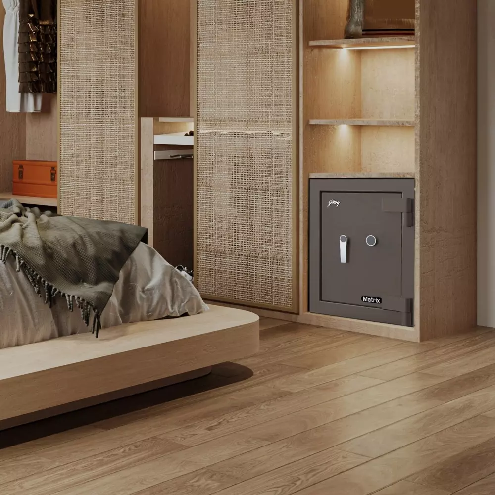 Godrej Home Locker Extreme 59 L Coffee Brown Key, MATRIX 1814 (KL)