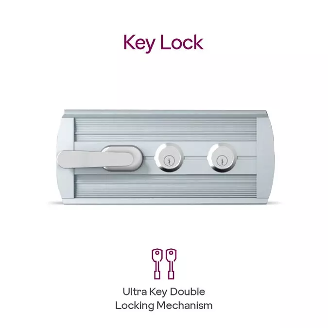 Godrej Fire Resistant Home Locker 20 L Ivory Mechanical Dual Control, SAFIRE 20L (KL)