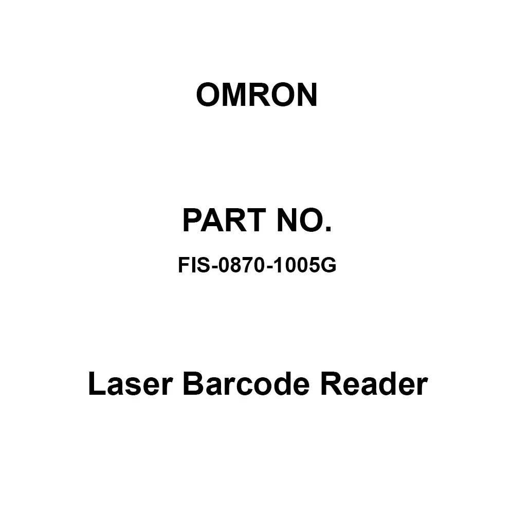Omron Laser Barcode Reader Medium Density, FIS-0870-1005G