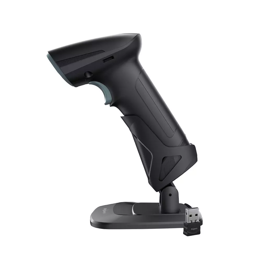fingers-wireless-barcode-reader-1200-mah-lithium-battery-20-print-contrast-usb-interface-beeper-led-indicator-200-scanssec-scan-rate-black-red-color-2d-quickscan-wl15