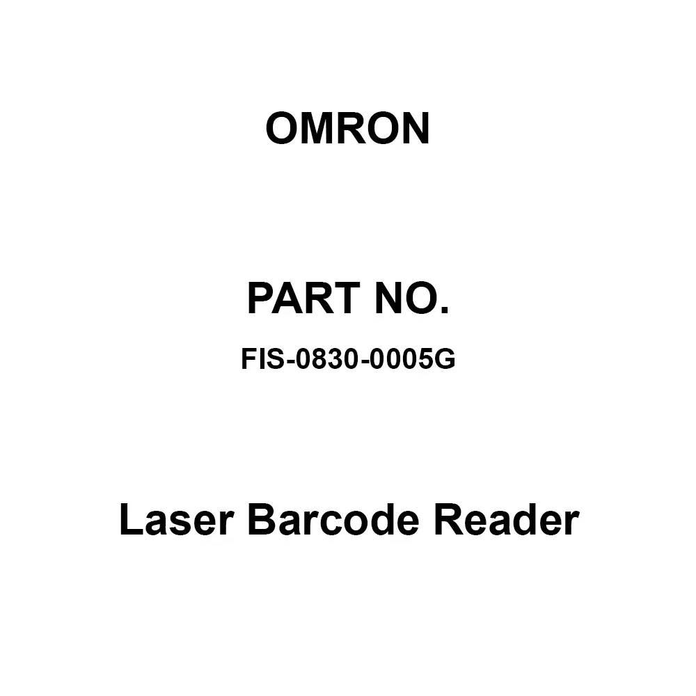 Omron Laser Barcode Reader Medium Density, FIS-0830-0005G