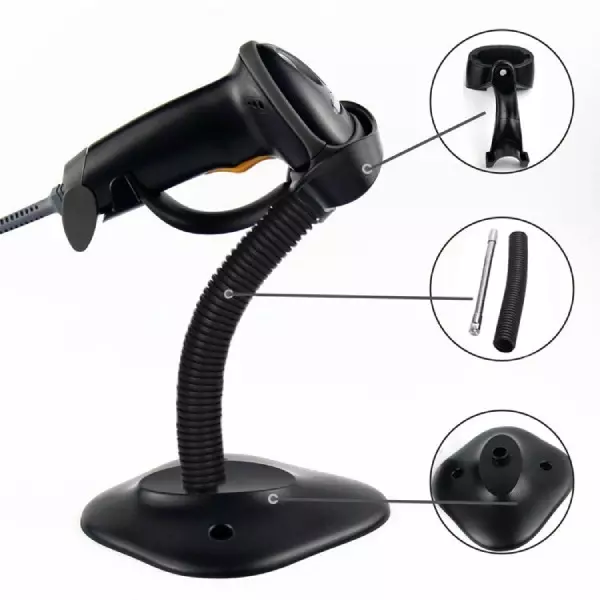 gobbler-2d-wired-barcode-scanner-with-stand-kit-35-cm-scanning-width-5-mil-resolution-mj-2818a-with-stand