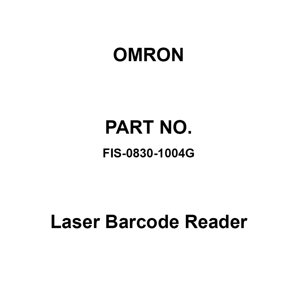Omron Laser Barcode Reader Low Density, FIS-0830-1004G