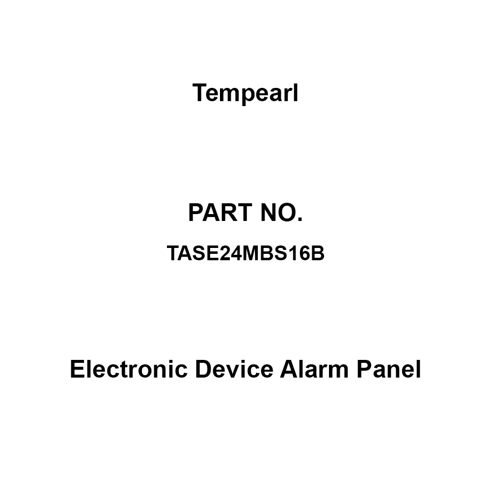Tempearl Electronic Device Alarm Panel Steel Plate, Recessed Type 24 Circuits, TASE24MBS16B