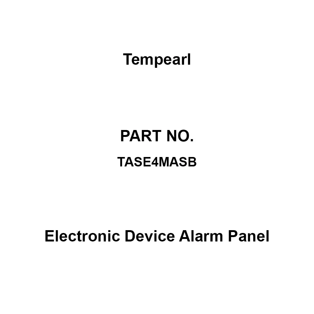 Tempearl Electronic Device Alarm Panel Steel Plate Exposed Type 4 Circuits, TASE4MASB