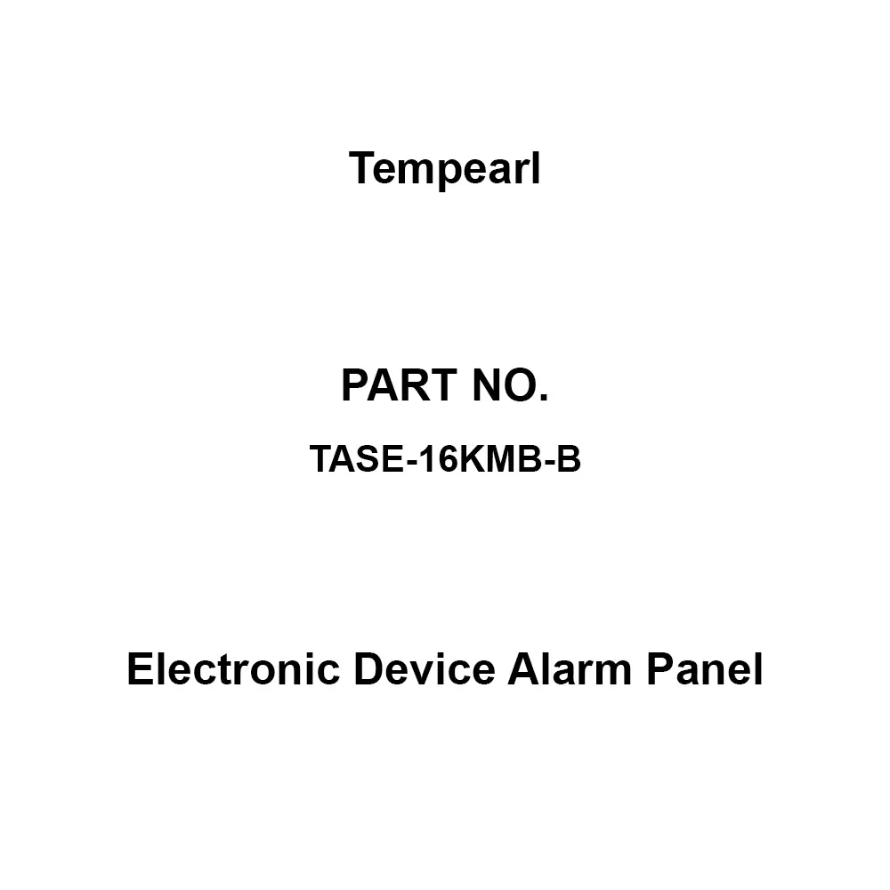 Tempearl Electronic Device Alarm Panel Steel Plate, Recessed Type 16 Circuits, TASE-16KMB-B