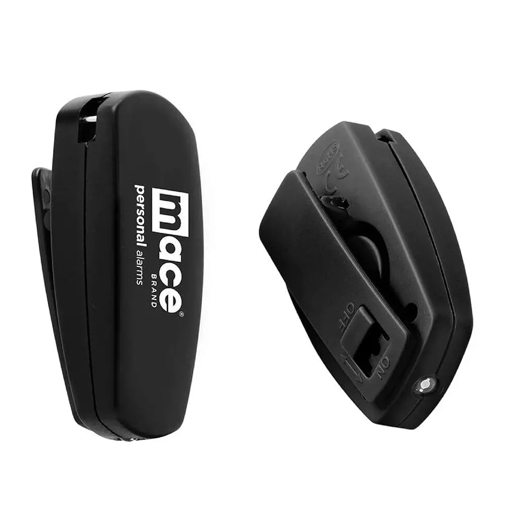 Mace Personal Alarm Clip 130 dB 3x Alkaline LR44 Batteries Black, NI1385