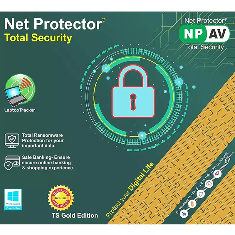 Net Protector Total Security Latest Version (Email Delivery No Cd) (Pack of 25)