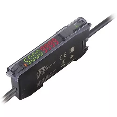 Omron Fiber Amplifier 2m Cord, NPN Output, E3X-ZV21 2M