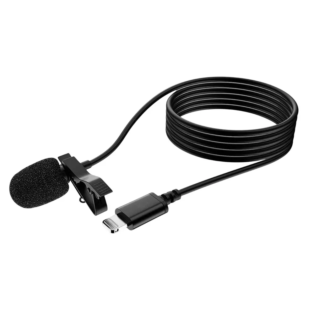 LOTA High-Quality Collar Mic for iPhone with Clear Sound, Noise Reduction & Easy Clip-On, MST-1660-LT image 1