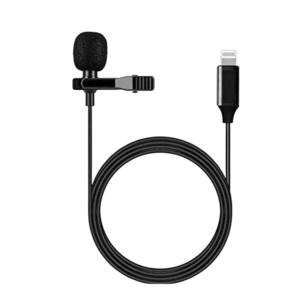 LOTA High-Quality Collar Mic for iPhone with Clear Sound, Noise Reduction & Easy Clip-On, MST-1660-LT