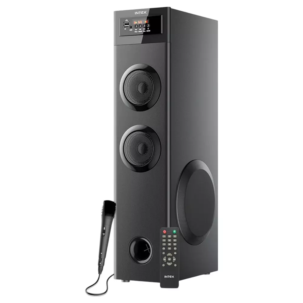 INTEX 70 W Bluetooth Single Tower Speaker Black, Thunder 700 (S)