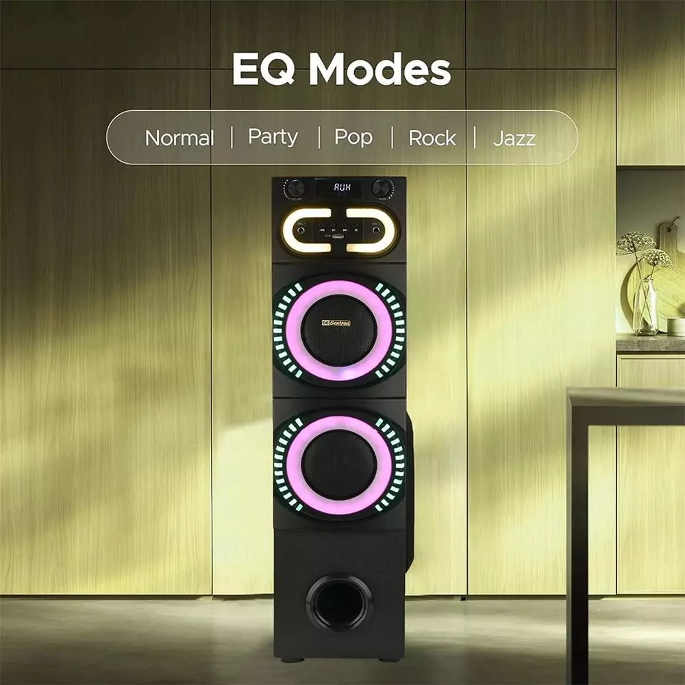 ikall-bluetooth-tower-speaker-180-w-deep-bass-wireless-connectivity-mic-support-with-dual-drivers-led-lights-ikl-ik005ts-blk