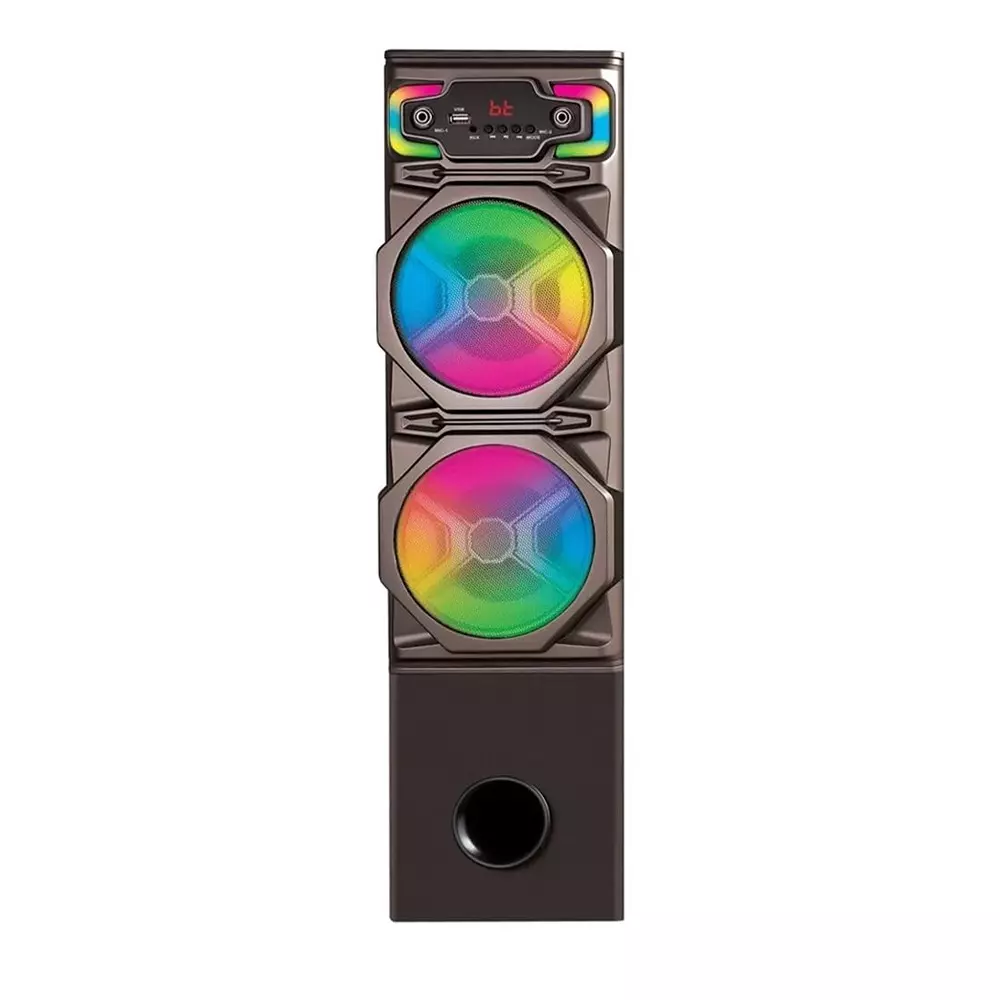 ikall-bluetooth-tower-speaker-180-w-deep-bass-wireless-streaming-mic-input-with-dual-drivers-led-party-lights-ikl-ik011ts-blk