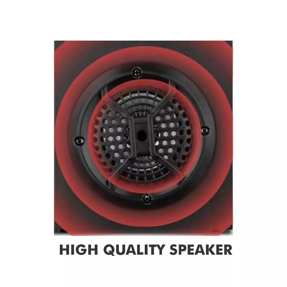I Kall IK001 Bluetooth Home Theatre Speaker Black 30 W RGB LED Lights FM, AUX, USB Support Super Bass & Clear Sound Portable Design