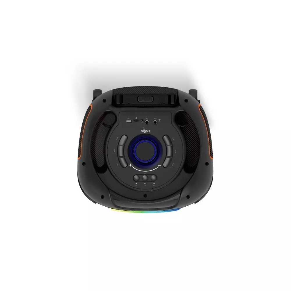 fingers-party-speaker-40-w-peak--50-w-output-power-wireless-protocol-10-m-speaker-15--25-m-mic-wireless-range-rich-black-color-rollingparties-51