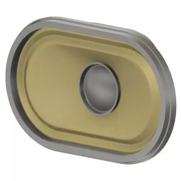 PUI AUDIO Speaker Frame Mount Rectangular Shape 88 dB Sound Pressure Level, AS05808PO-WP