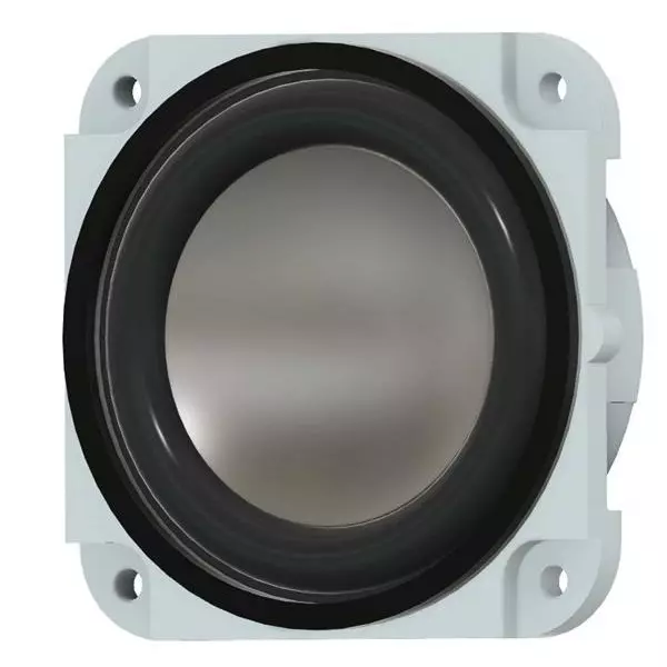 PUI AUDIO Speaker Frame Mount Round Shape 83 dB Sound Pressure Level, AS03204AS-HT-WP