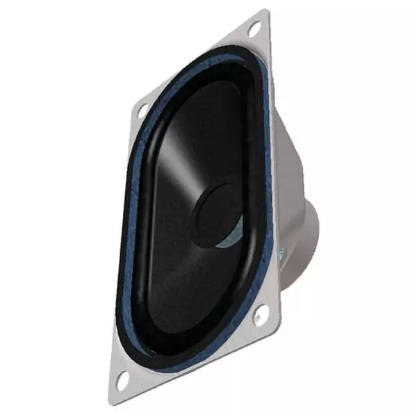 PUI AUDIO Speaker Water Resistant Cone Frame Mount 86 dBA Sound Pressure Level, AS07108PO-WR-R